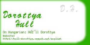 dorottya hull business card